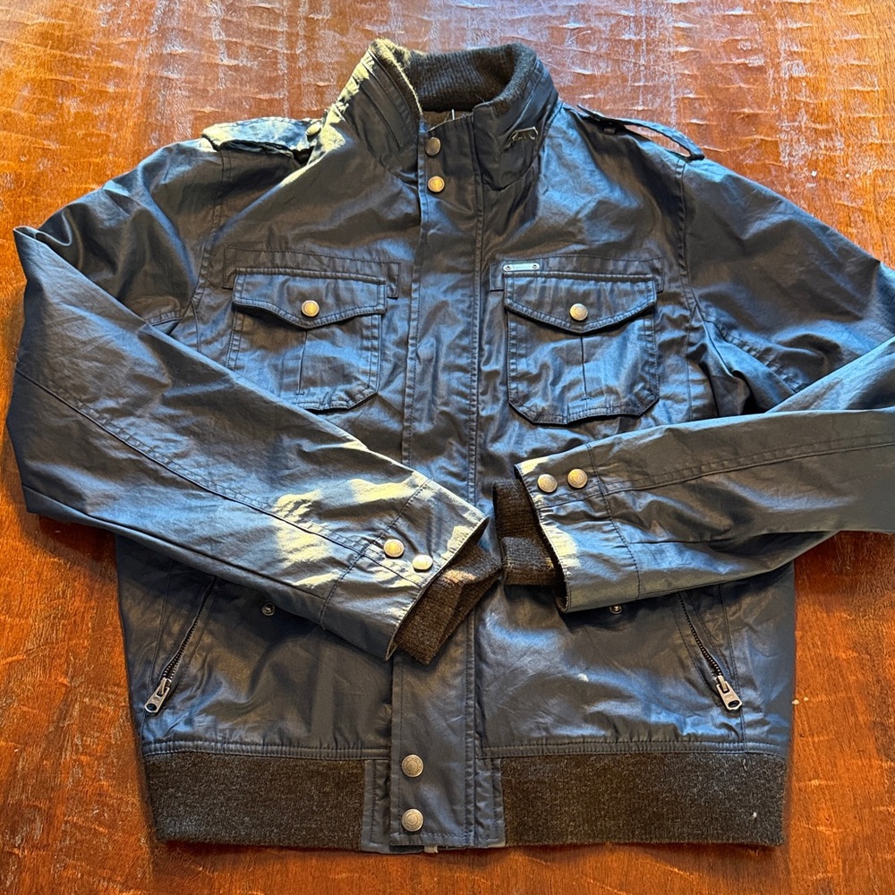 Buffalo Men's Blue Bomber Jacket